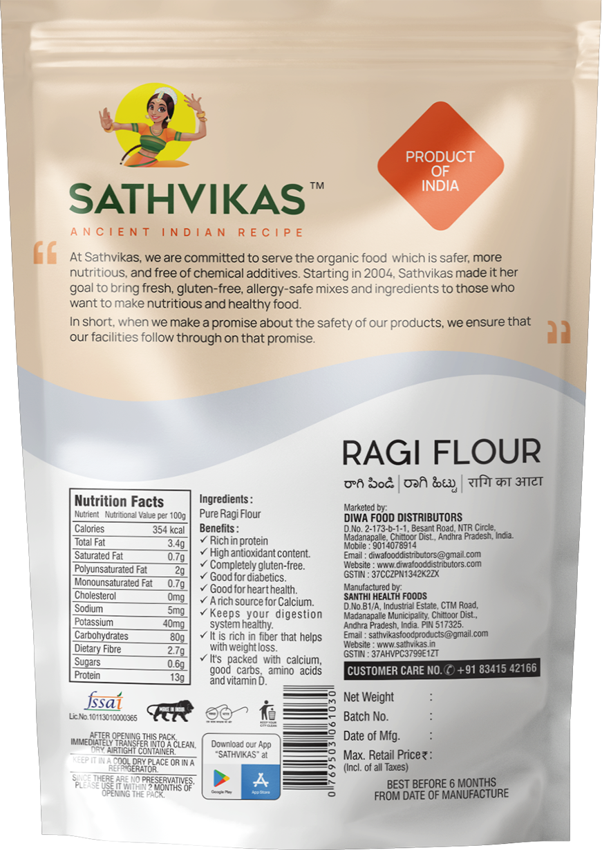 Sathvikas Ragulu / Finger Millet Flour