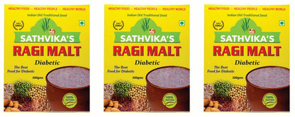 Sathvikas Ragi Malt Diabetic