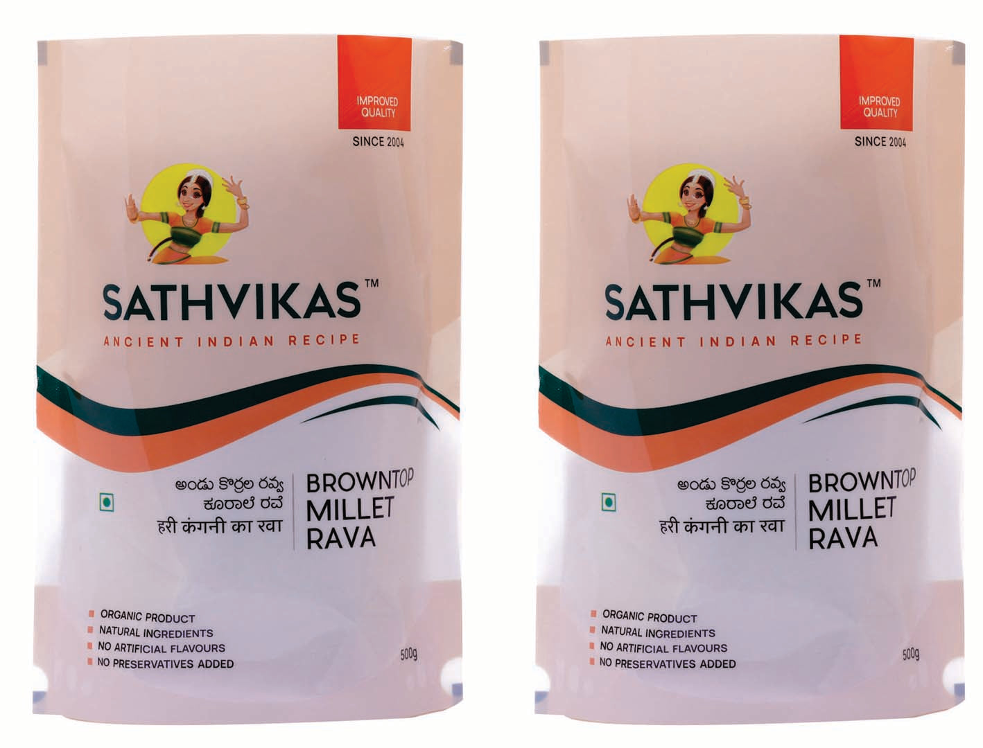 Sathvikas Andu Korralu / Brown Top Millet  Ravva