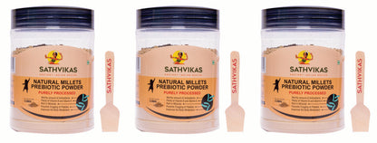 Sathvikas Natural Millets Prebiotic Powder (Cumin Flavour) 