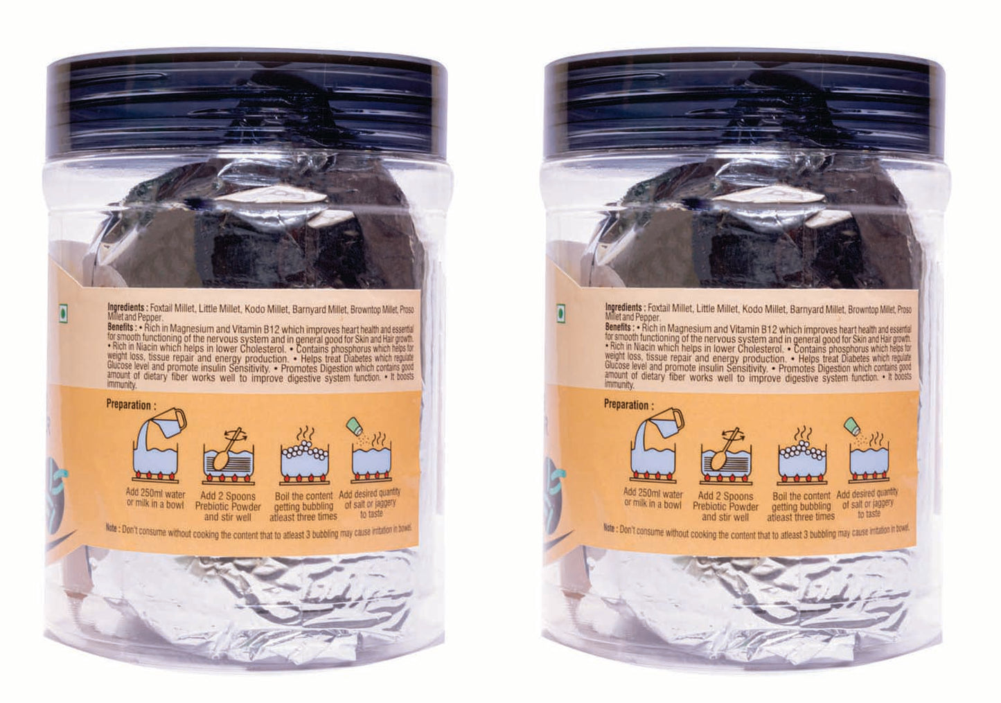 Sathvikas Natural Millets Prebiotic Powder (Cumin Flavour) 