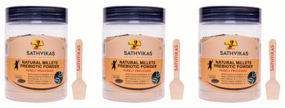 Sathvikas Natural Millets Prebiotic Powder (Pepper Flavour) 