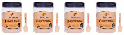 Sathvikas Natural Millets Prebiotic Powder (Pepper Flavour) 