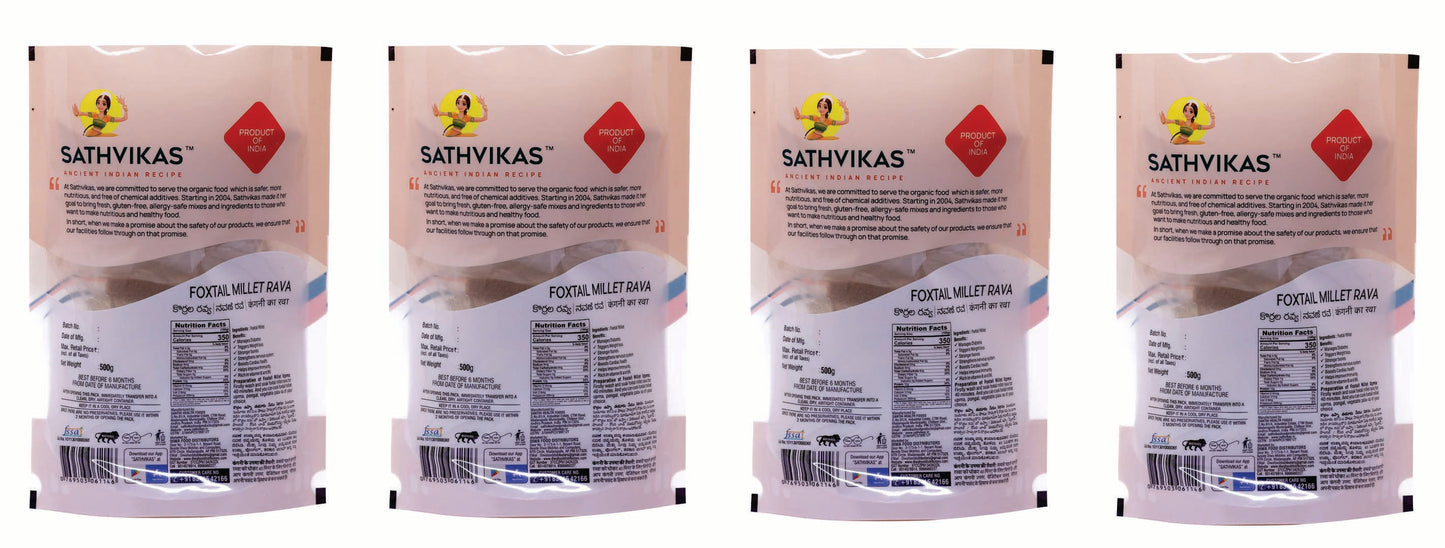 Sathvikas Korralu / Foxtail Millet  Ravva