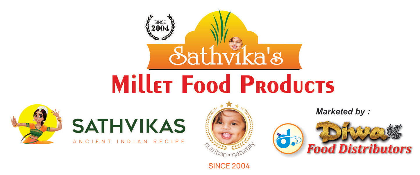 Sathvikas Natural Millets Prebiotic Powder (Pepper Flavour) 